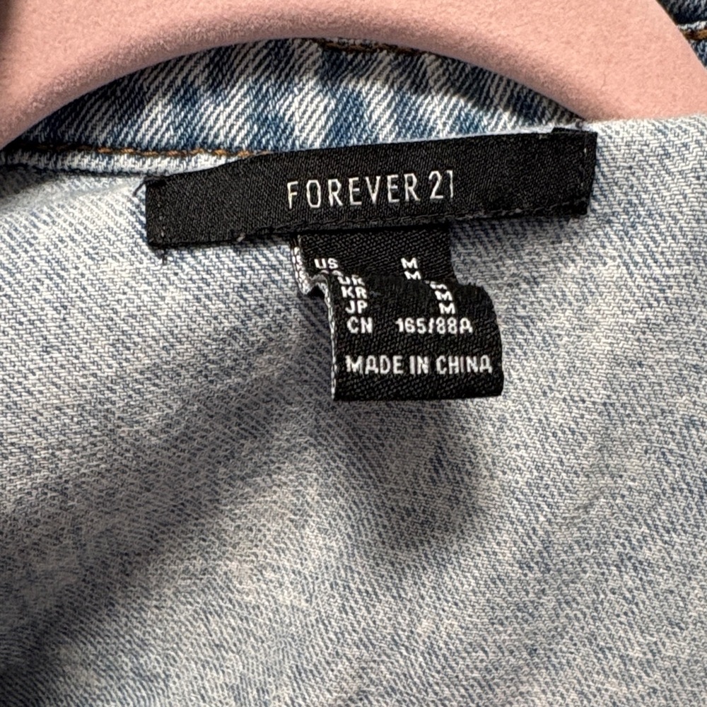 Forever 21 Light Blue Jean Jacket - Picture 4 of 4